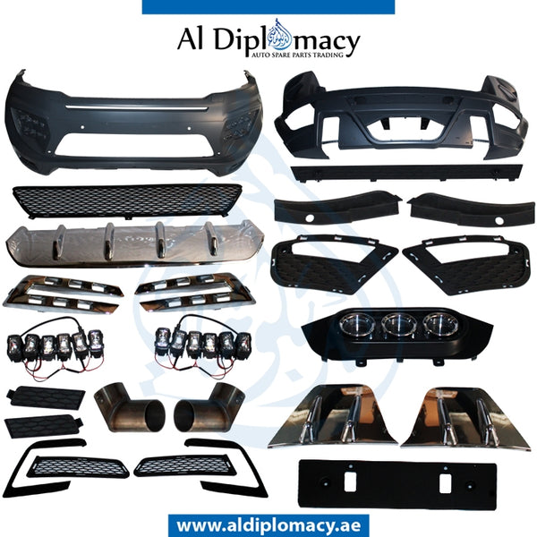 RANGE ROVER EVOQUE 458 STYLE BODY KIT 2014 COMPLETE for Land Rover models, Part Number T-RANGE EVOQUE-458 STYLE-BODYKIT-2014